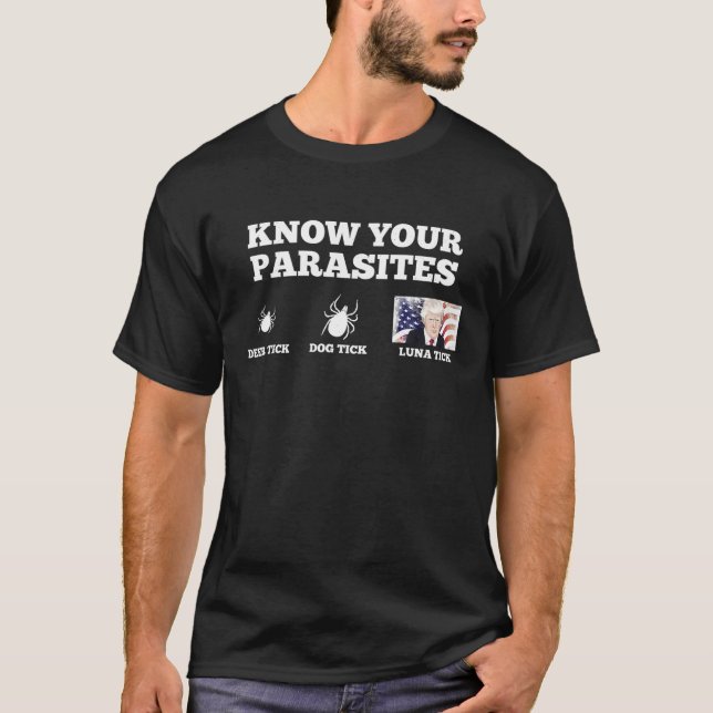 Know Your Parasites Anti Trump T Shirt (Front)