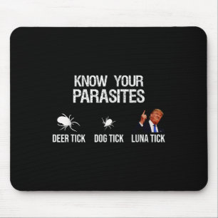 Know Your Parasites - Deer Tick, Dog Tick, Luna Ti Mouse Pad