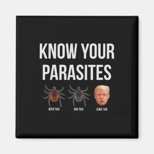 Know Your Parasites Dump President Trump Parasite  Magnet