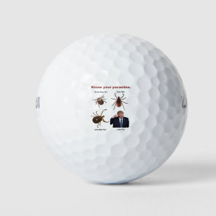 Know Your Parasites Golf Balls