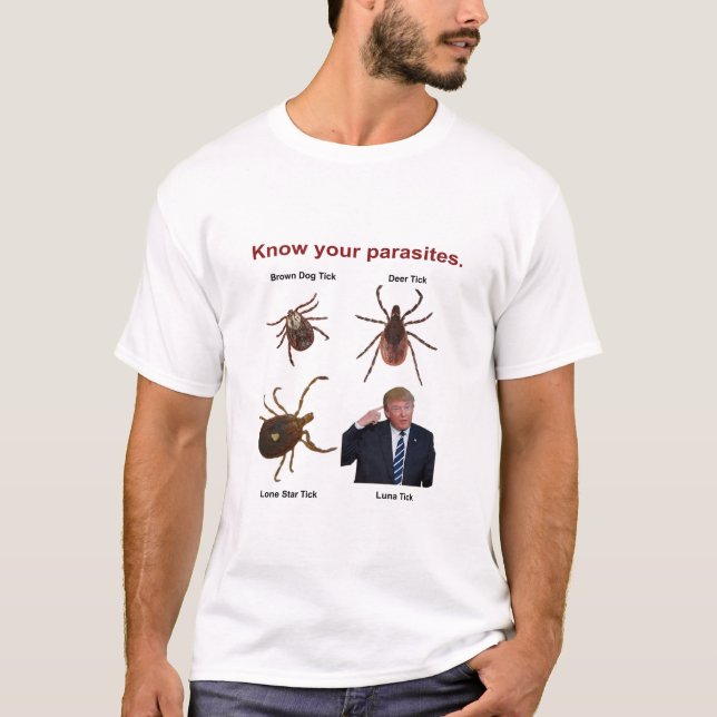 Know Your Parasites T-Shirt (Front)