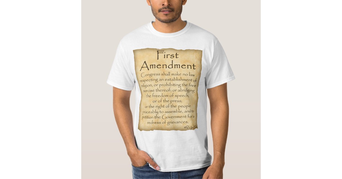 first amendment t shirt