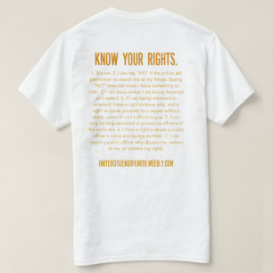 Know Your Rights T-Shirt