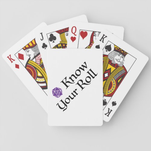 Know Your Roll Poker Cards