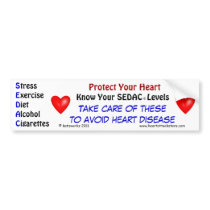 Know your SEDAC levels Bumper Sticker