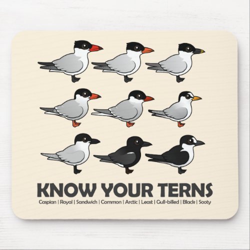 Know Your Terns Mouse Pad