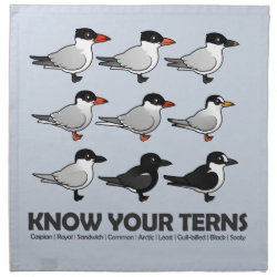 Know Your Terns Cloth Napkins (set of 4) dinner 20