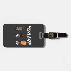 Know you're parasites Anti-Trump Humor Politics Luggage Tag