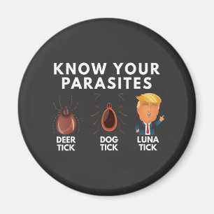 Know you're parasites Anti-Trump Humor Politics Magnet
