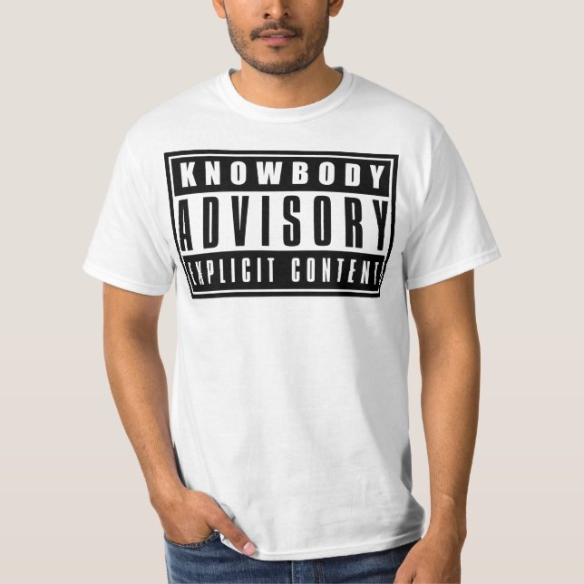 Knowbody Advisory T-Shirt (Front)