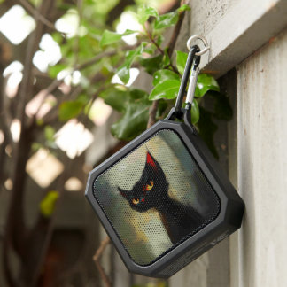 Knowing Black Ninja Cat Bluetooth Speaker