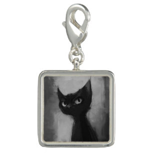  Knowing Black Ninja Cat  Charm