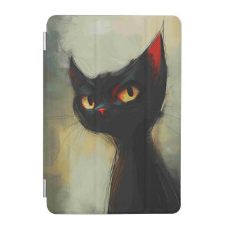  Knowing Black Ninja Cat  iPad Mini Cover