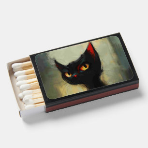  Knowing Black Ninja Cat  Matchboxes