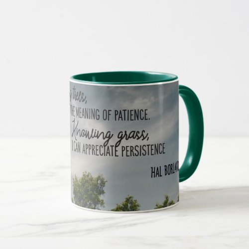 Knowing Trees And Knowing Grass Mug