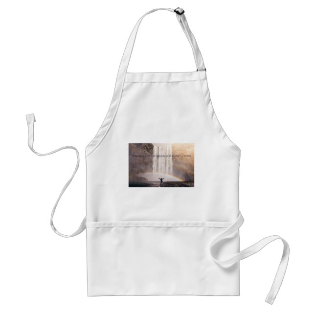 Knowing Yourself Quote - Apron (Front)