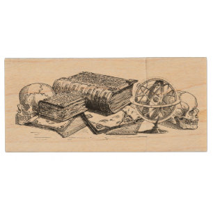 Knowledge and Death Wood Flash Drive