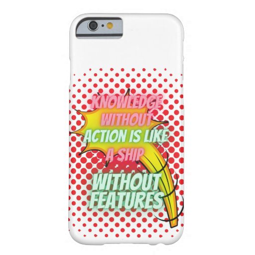 knowledge barely there iPhone 6 case