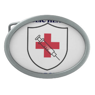Knowledge Is a Public Health Superpower Belt Buckle