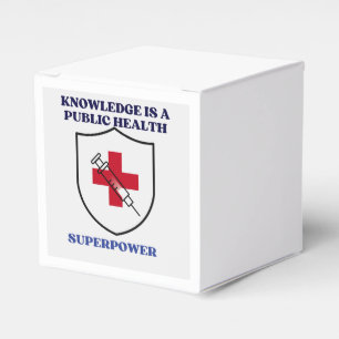 Knowledge Is a Public Health Superpower  Favor Boxes