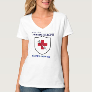 Knowledge Is a Public Health Superpower T-Shirt