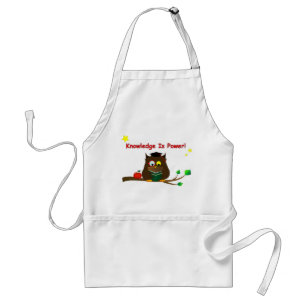 Knowledge Is Power! Adult Apron