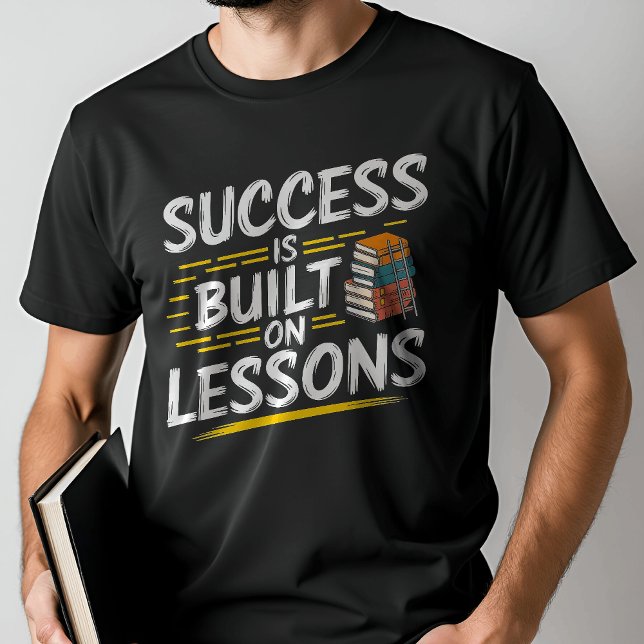 Knowledge is Power: Climb to Success Inspirational T-Shirt (Creator Uploaded)