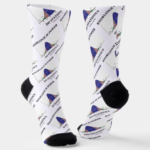 Knowledge Is Power Do Statistics Stats Geek Advice Socks