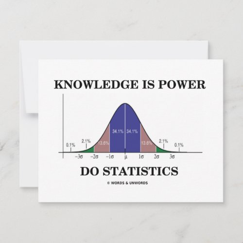 Knowledge Is Power Do Statistics Stats Humor