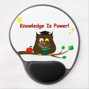 Knowledge Is Power! Gel Mouse Pad