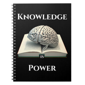 Knowledge is Power - Silver Edition Notebook