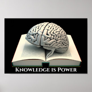 Knowledge is Power - Silver Edition Poster