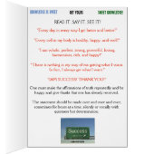 KNOWLEDGE IS SWEET AFFIRMATION CARD (Inside (Right))