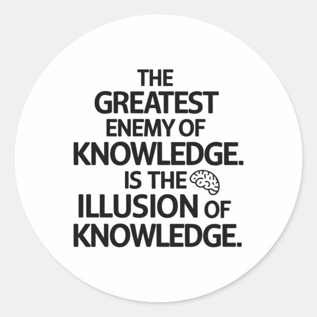 Knowledge Sticker  (Front)