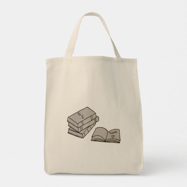 Knowledge tote bag (Back)