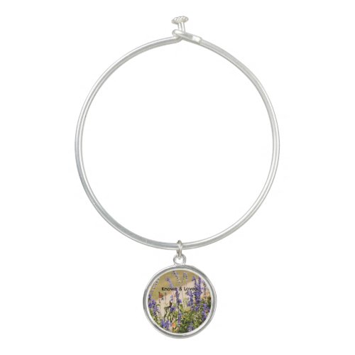 Known and Loved Bangle Bracelet With Round Charm