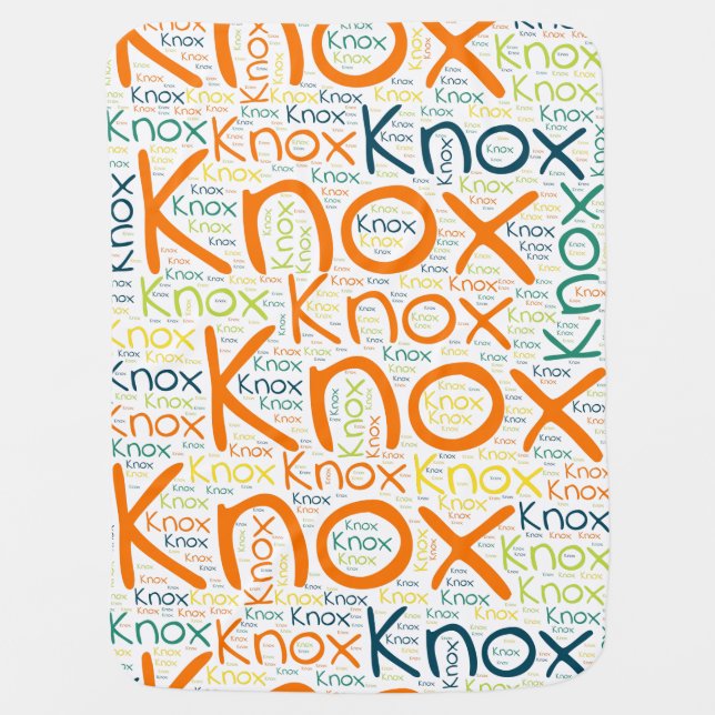 Knox Baby Blanket (Front)