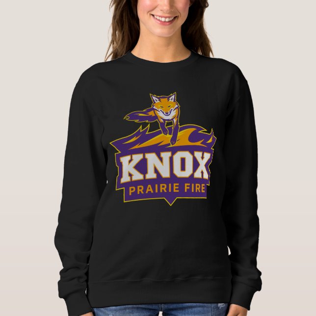 Knox Blaze The Fox Mascot & Prairie Fire Sweatshirt (Front)
