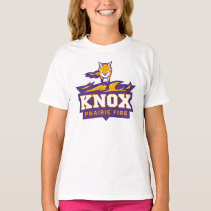 Knox Blaze The Fox Mascot & Prairie Fire T-Shirt