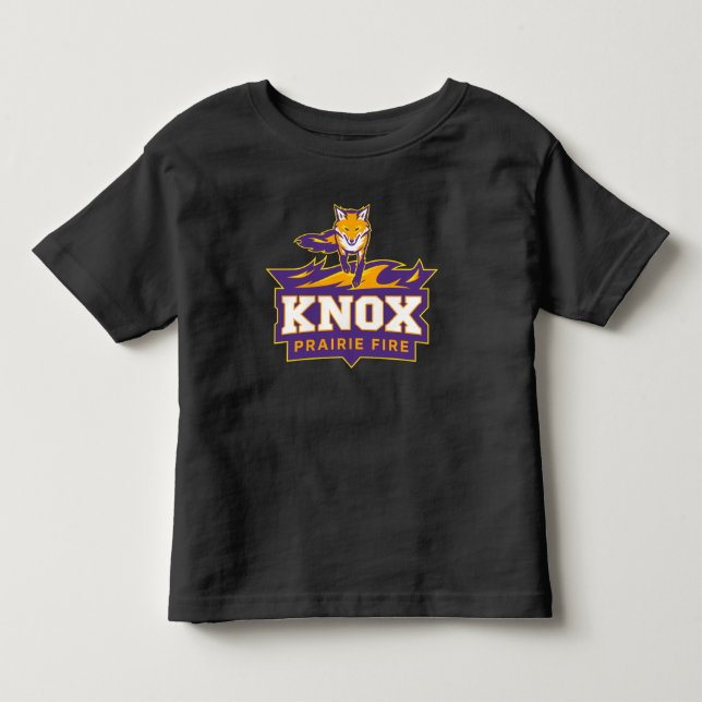 Knox Blaze The Fox Mascot & Prairie Fire Toddler T-shirt (Front)