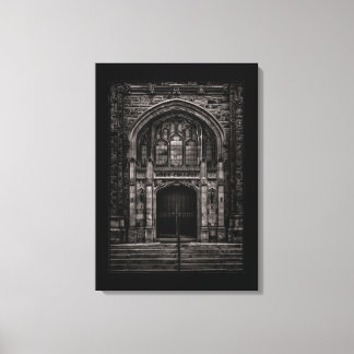 Knox College Entrance No 1 with Border Canvas Print