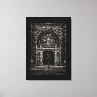 Knox College Entrance No 1 with Border Canvas Print