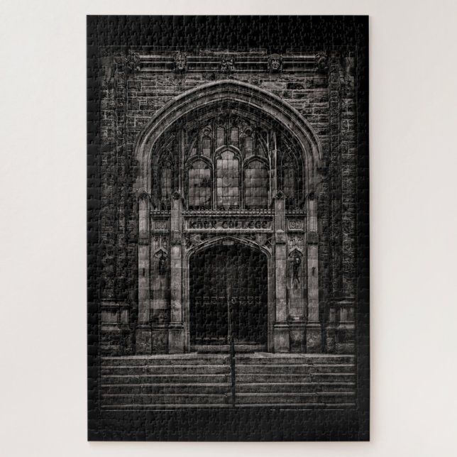Knox College Entrance No 1 with Border Jigsaw Puzzle (Vertical)
