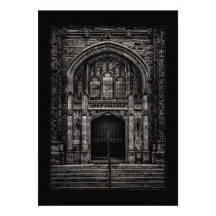 Knox College Entrance No 1 with Border Photo Print