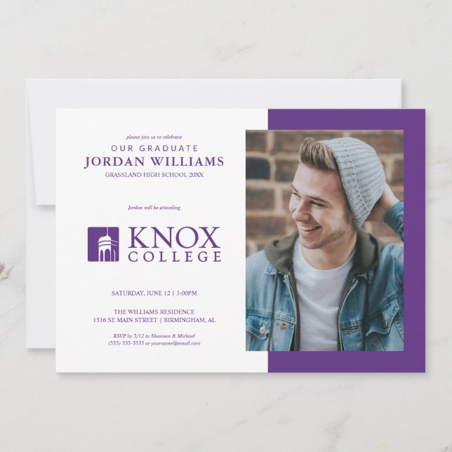 Knox College Graduation Announcement (Front)