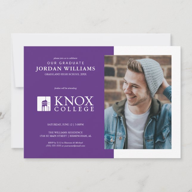 Knox College Graduation Announcement (Front)