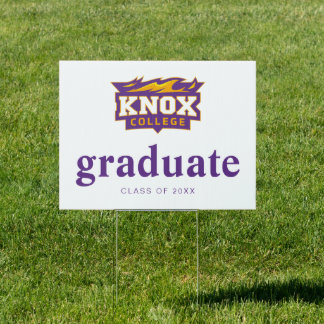 Knox College Graduation Sign