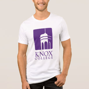 Knox College Old Main Tower Icon & Wordmark Tri-Blend Shirt