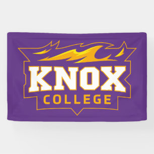 Knox College Prairie Fire Athletic Logo Banner