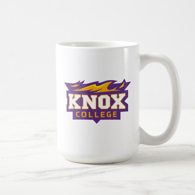 Knox College Prairie Fire Athletic Logo Coffee Mug (Right)